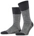 Falke Airport Herringbone Sokken Zwart