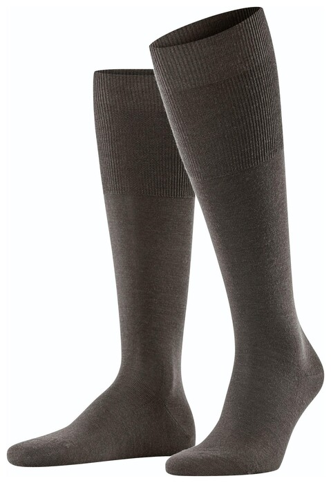 Falke Airport Kniekousen Bruin Melange