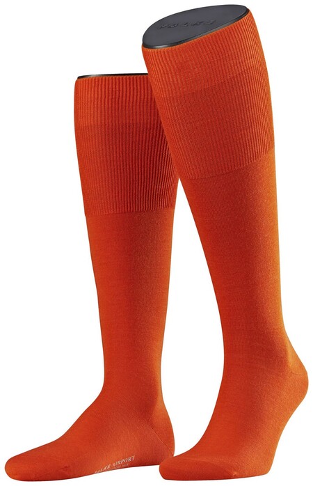 Falke Airport Kniekousen Oranje