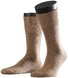 Falke Airport Plus Socks Sokken Donker Zand
