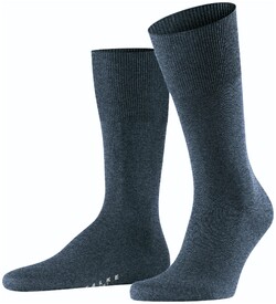 Falke Airport Sok Sokken Dark Blue Melange