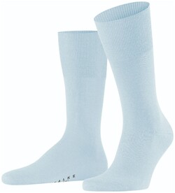 Falke Airport Sok Sokken Licht Blauw Melange