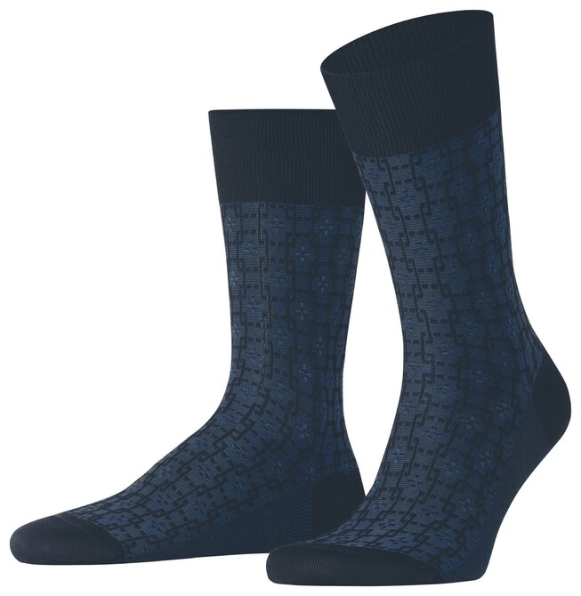Falke Artwork Tie Socks Midnight