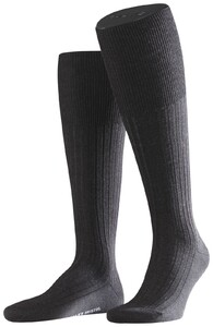Falke Bristol Pure Kniekous Kniekousen Antraciet