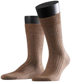 Falke Bristol Pure Socks Sokken Donker Zand