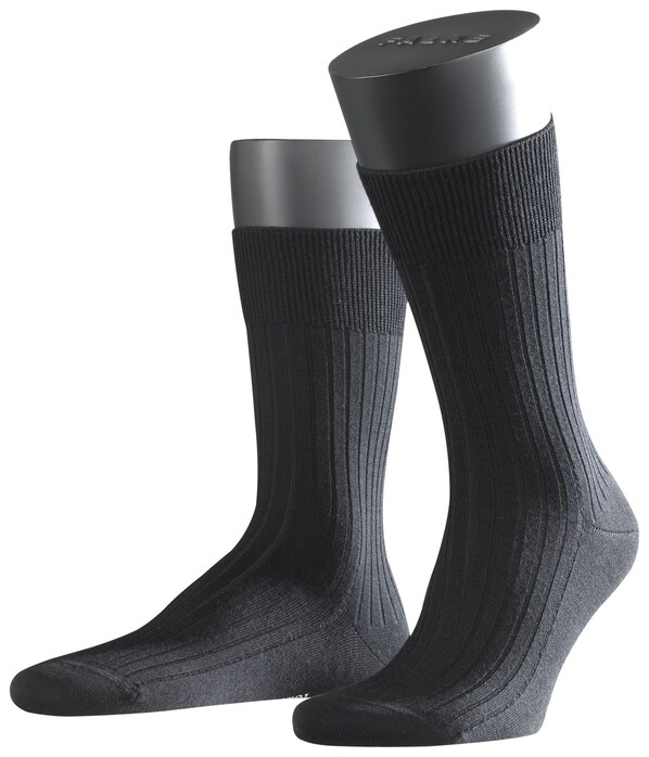 Falke Bristol Pure Socks Sokken Zwart