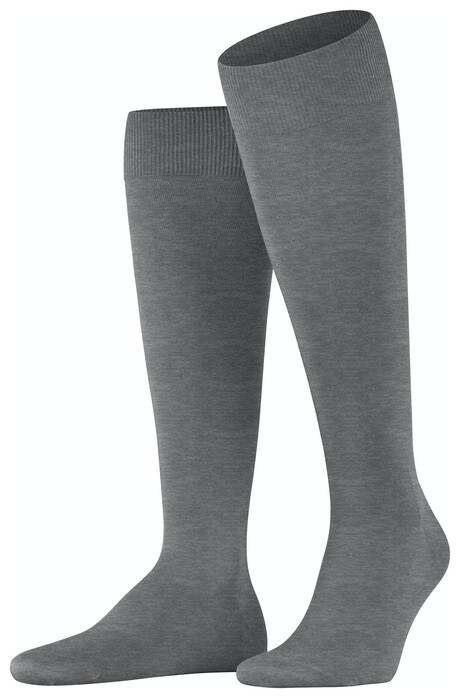 Falke Climawool Knee-Highs Light Grey Melange