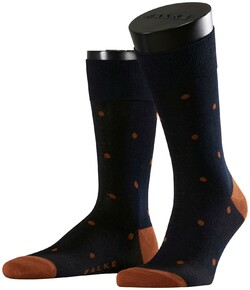 Falke Dotted Socks Sokken Midnight Navy