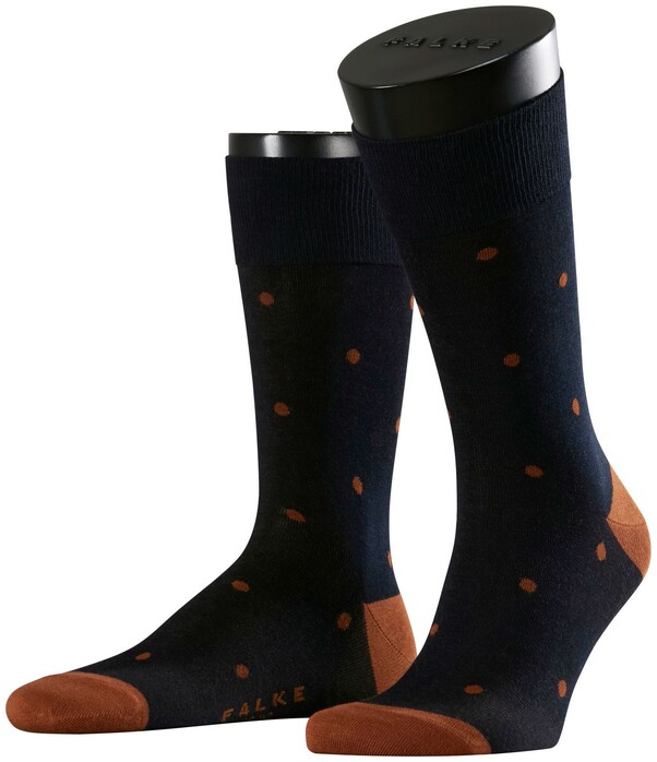 Falke Dotted Socks Sokken Midnight Navy