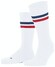 Falke Dynamic Uni Striped Sokken Wit-Blauw-Rood