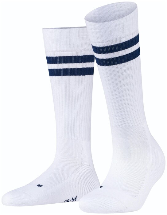 Falke Dynamic Uni Striped Sokken Wit