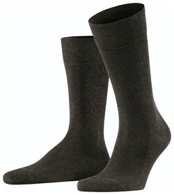 Falke Family Socks Dark Brown Melange