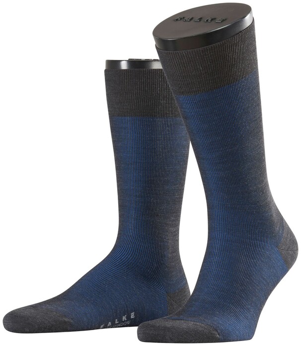 Falke Fine Shadow Wool Sokken Grey Shadow