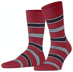 Falke Marina Stripe Sokken Scarlet Melange