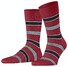 Falke Marina Stripe Sokken Scarlet Melange