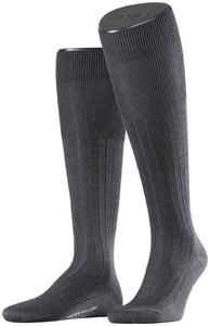 Falke Milano Kniekous Kniekousen Antraciet Melange
