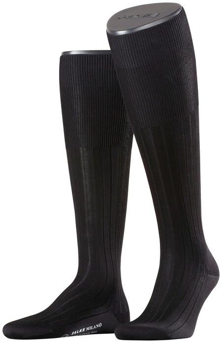 Falke Milano Kniekous Kniekousen Zwart