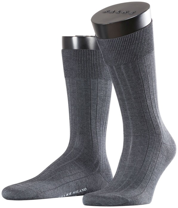 Falke Milano Socks Sokken Antraciet Melange