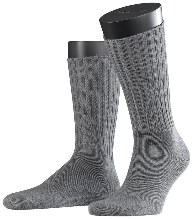 Falke Nelson Socks Sokken Donker Grijs Melange
