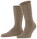Falke Nelson Socks Sokken Donker Zand