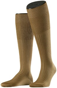 Falke No. 10 Egyptian Karnak Cotton Kniekous Knee-Highs Dark Khaki