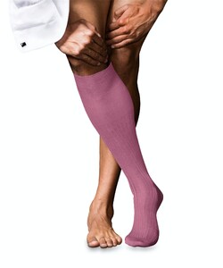 Falke No. 10 Egyptian Karnak Cotton Kniekous Knee-Highs Rose