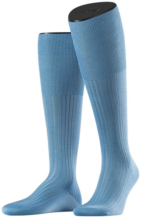 Falke No. 10 Egyptian Karnak Cotton Kniekous Kniekousen Blauw