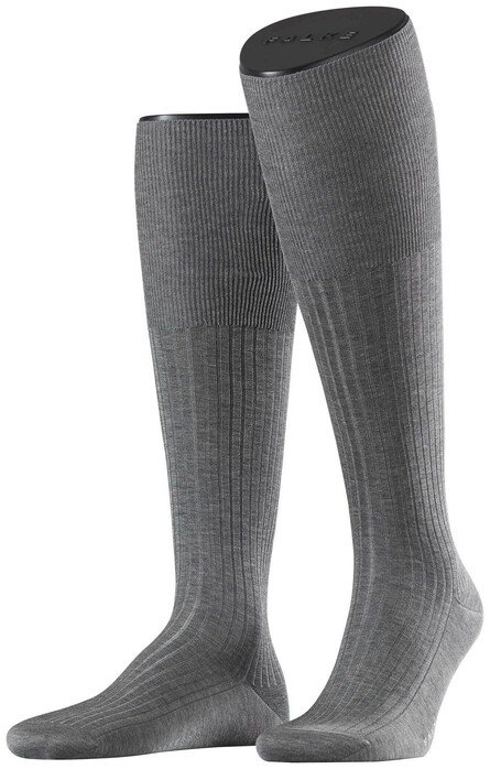 Falke No. 10 Egyptian Karnak Cotton Kniekous Kniekousen Grijs