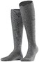 Falke No. 10 Egyptian Karnak Cotton Kniekous Kniekousen Grijs