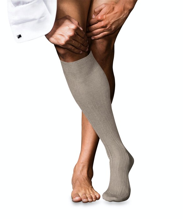 Falke No. 10 Egyptian Karnak Cotton Kniekous Kniekousen Wheat Melange