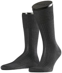 Falke No. 10 Socks Egyptian Karnak Cotton Anthracite Melange