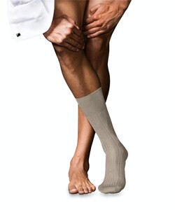 Falke No. 10 Socks Egyptian Karnak Cotton Sokken Wheat Melange