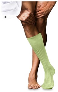 Falke No. 13 Finest Piuma Cotton Knee High Knee-Highs Lemon