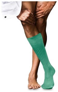 Falke No. 13 Finest Piuma Cotton Knee High Knee-Highs Ocean Green