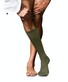 Falke No. 13 Finest Piuma Cotton Knee High Kniekousen Military Green