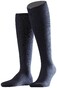 Falke No. 13 Finest Piuma Cotton Knee High Kniekousen Navy