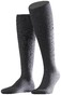 Falke No. 13 Finest Piuma Cotton Knee High Kniekousen Stone Grey