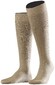 Falke No. 13 Finest Piuma Cotton Knee High Kniekousen Zand