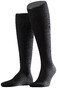 Falke No. 13 Finest Piuma Cotton Knee High Kniekousen Zwart
