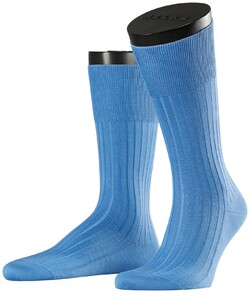 Falke No. 13 Finest Piuma Cotton Sokken Linen Blue