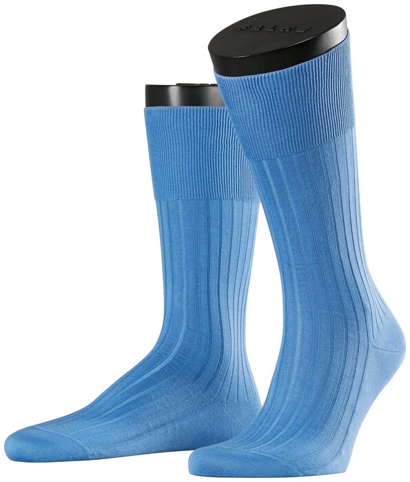 Falke No. 13 Finest Piuma Cotton Sokken Linen Blue