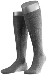 Falke No. 2 Finest Cashmere Kniekousen Antraciet