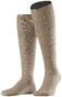 Falke No. 2 Finest Cashmere Kniekousen Donker Zand Melange