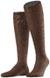 Falke No. 2 Finest Cashmere Kniekousen Knee-Highs Teak Melange
