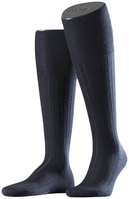 Falke No. 2 Finest Cashmere Kniekousen Navy