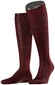 Falke No. 4 Pure Silk Knee High Kniekousen Barolo