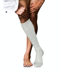 Falke No. 4 Pure Silk Knee High Kniekousen Off White