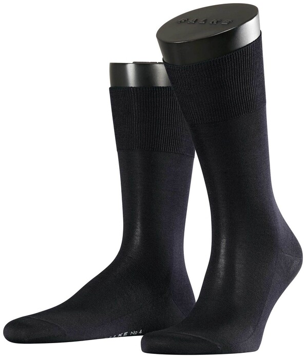 Falke No. 4 Pure Silk Socks Navy