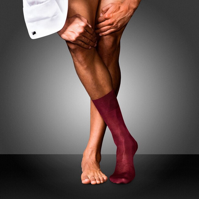 Falke No. 4 Pure Silk Socks Sokken Barolo