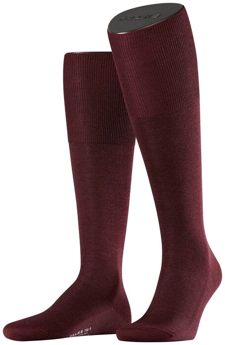 Falke No. 6 Finest Merino and Silk Kniekous Kniekousen Barolo